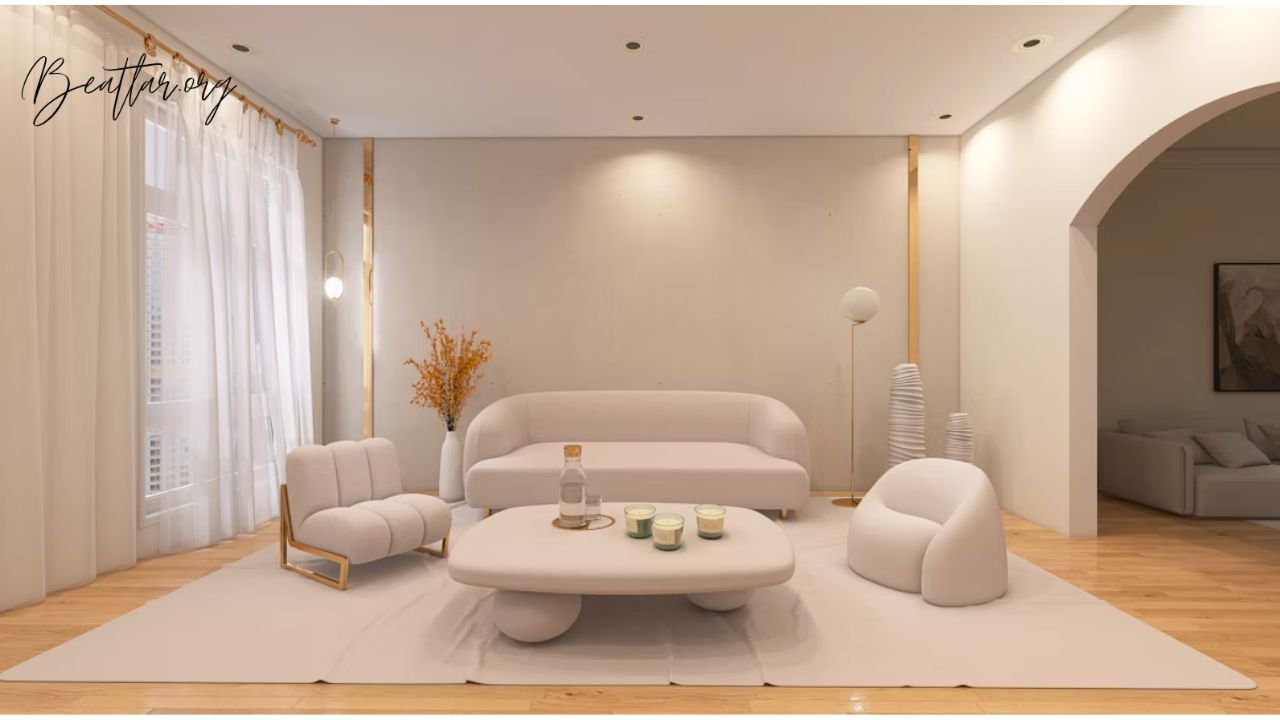 Home Interior Design with White