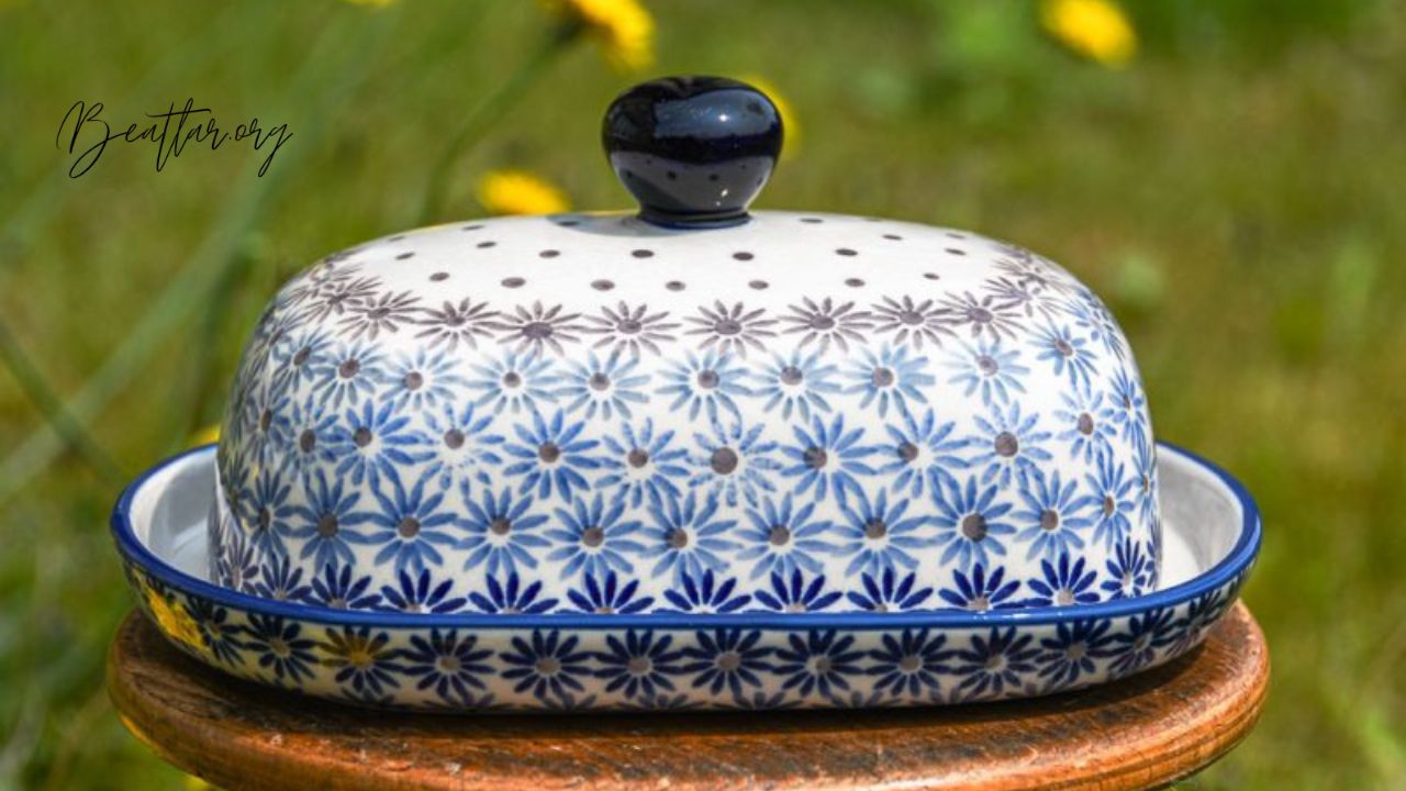 Charming Door County Polish Butter Dish