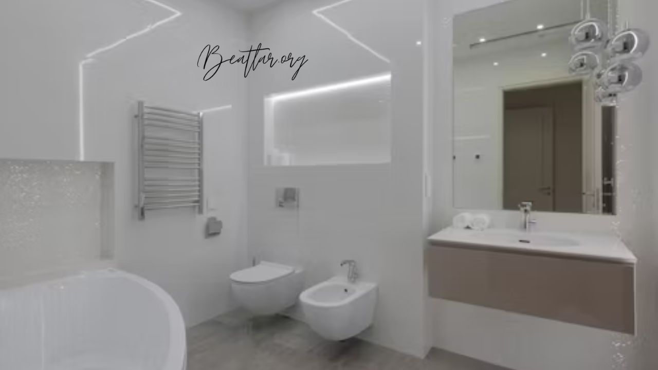 Stylish Bathroom Light Fixtures in Brushed Nickel Finish