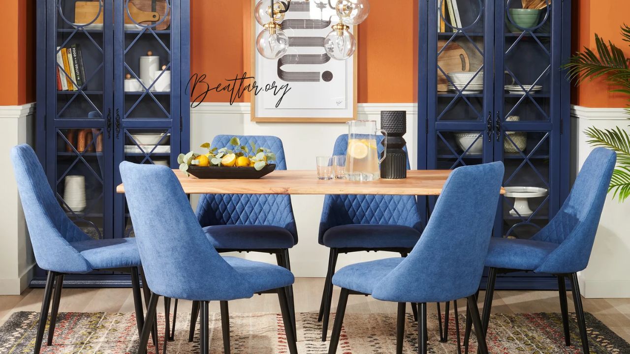 Elevate Your Space with Stylish Navy Blue Dining Room Chairs